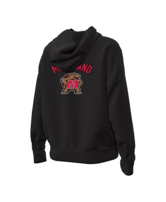 Women's Black Maryland Terrapins Oversized Gameday Icon Hoodie