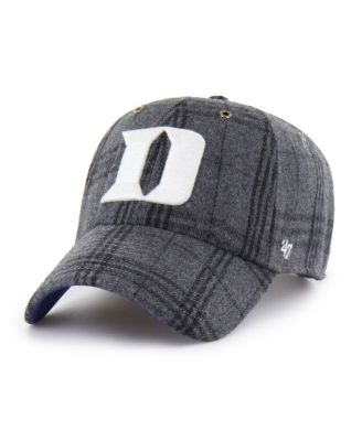 '47 Brand - Men's and Women's Gray Duke Blue Devils Plaid Windowpane Clean Up Adjustable Hat