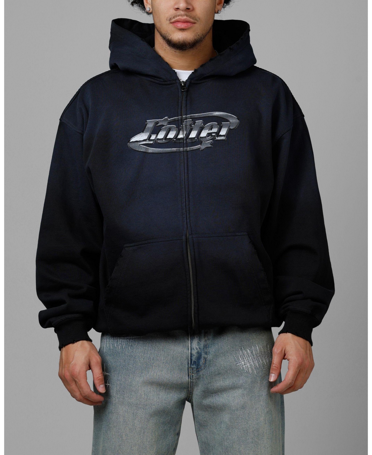 Loiter Men's Chrome Logo Zip Hoodie