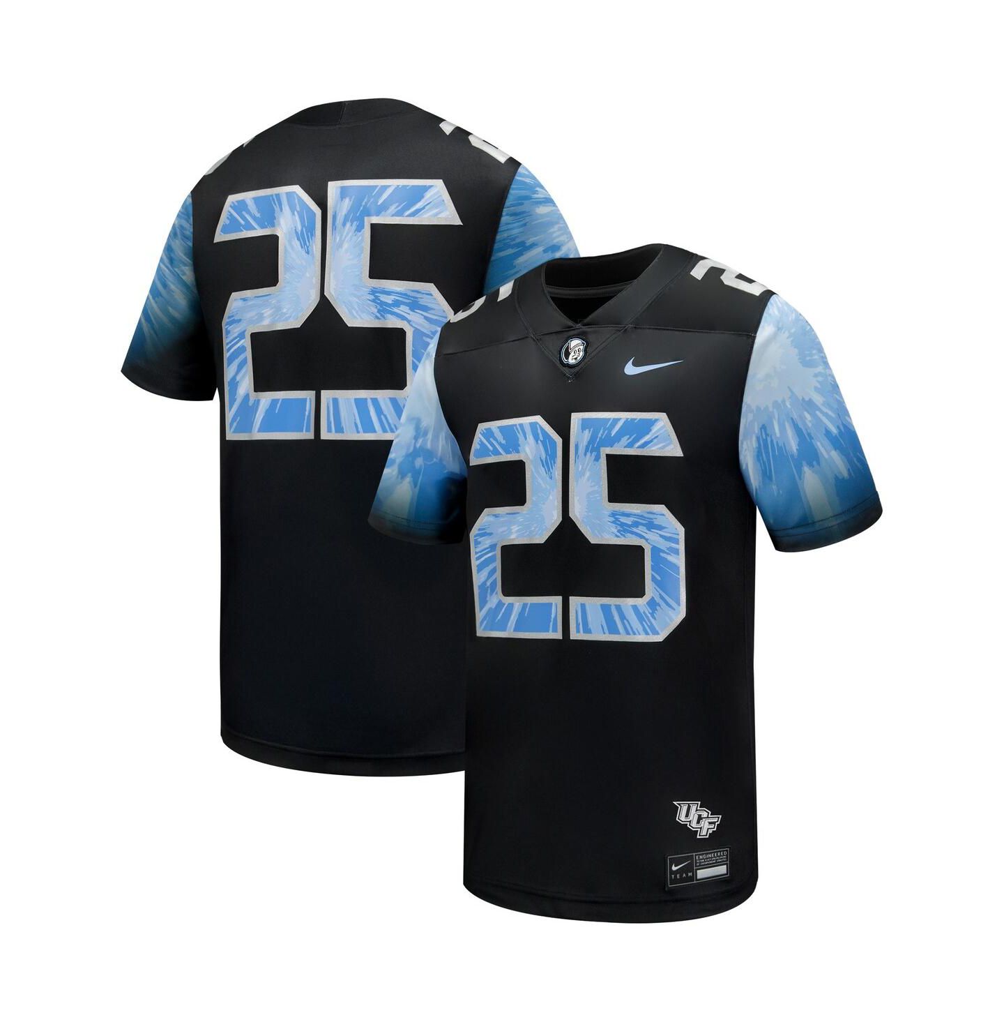 Мужской топ Nike 25 Black UCF Knights 2025 Space Game Football Game Jersey — фото 1