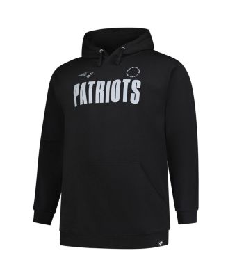 Men's Black New England Patriots Big Tall Chip Shot Hoodie