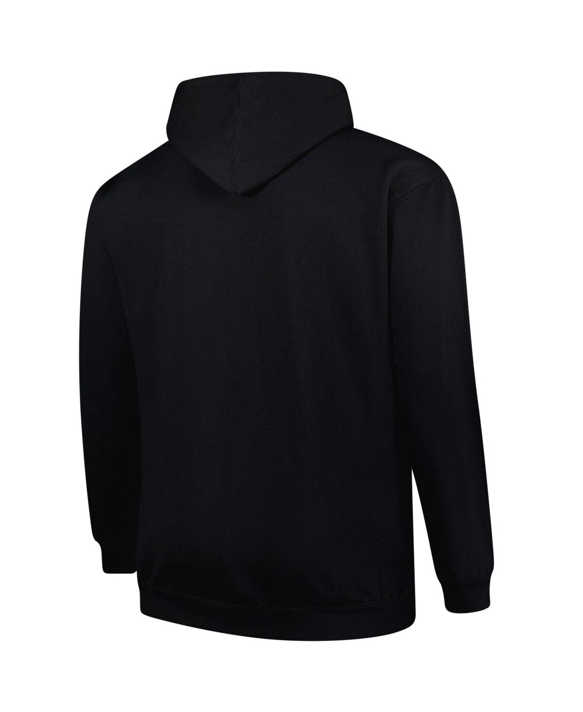 Fanatics Men's Black Tampa Bay Buccaneers Big Tall Pop Pullover Hoodie