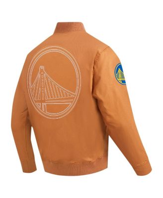 Men's Brown Golden State Warriors Paint The City Full-Zip Jacket
