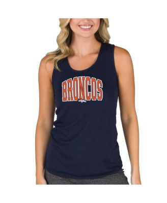Concepts Sport - Women's Navy Denver Broncos Marathon Racer Back Tank Top