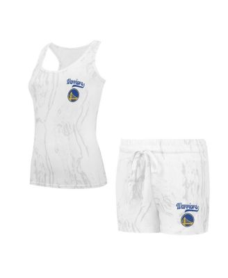 Concepts Sport - Women's White Golden State Warriors Quartz Tank Top Shorts Set