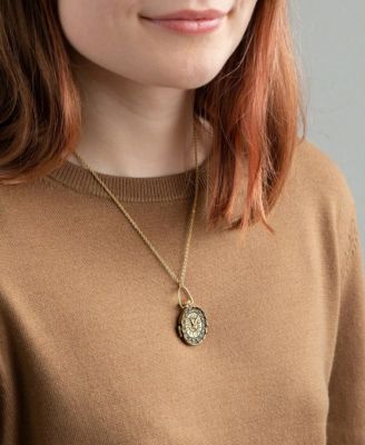 Crystal Encircled 11:11 Locket Necklace