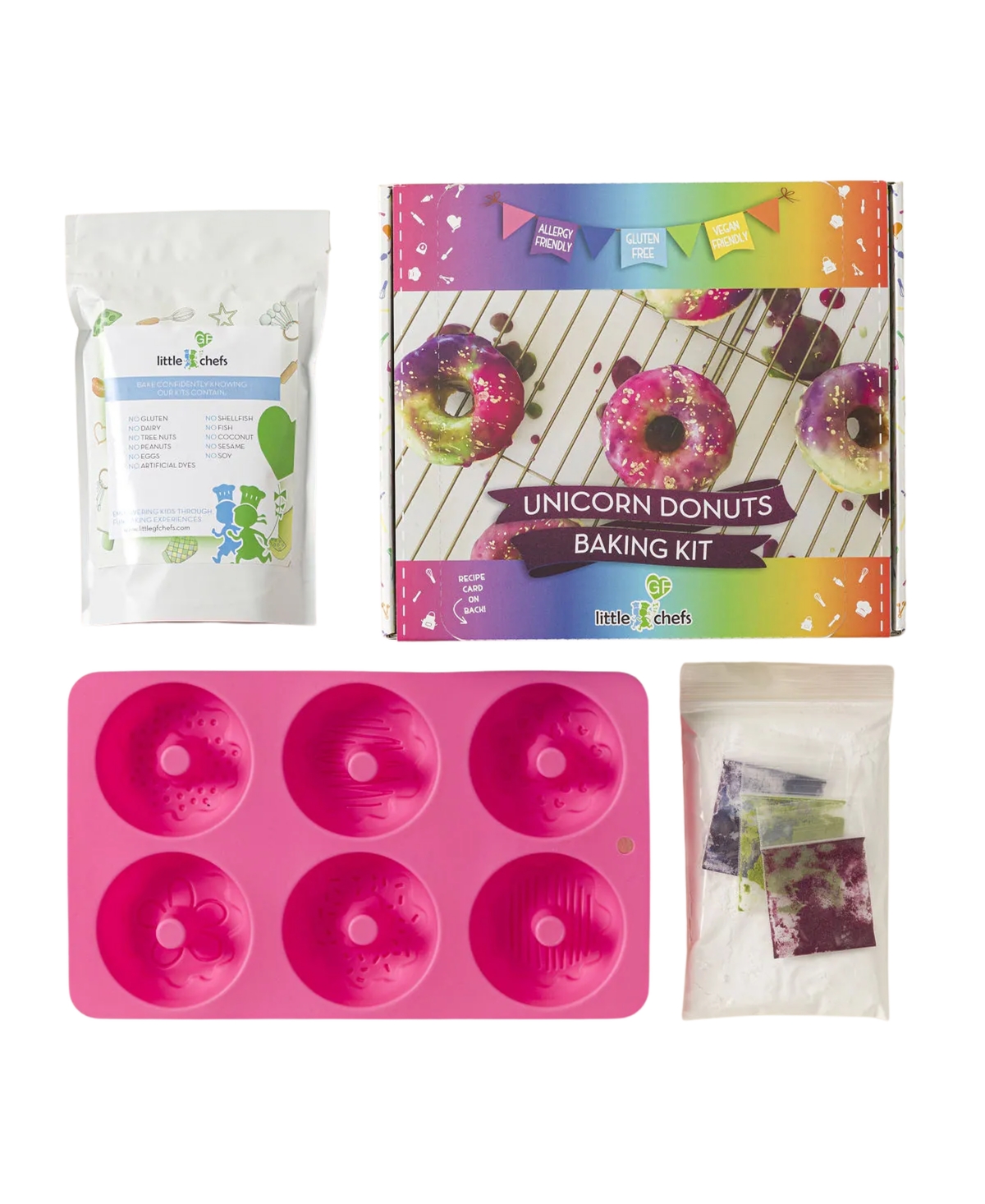 Uncommon Goods Diy Unicorn Galaxy Gluten-Free Donut Baking Kit