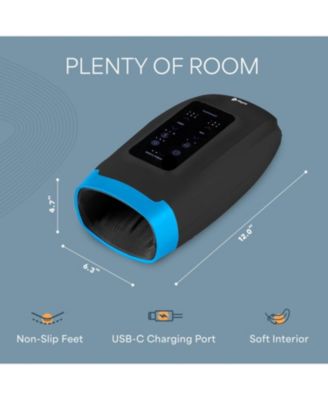 Legra Hand Massager with Heat & Compression – Heated Finger, Wrist & Palm Massager for Pressure Point Therapy