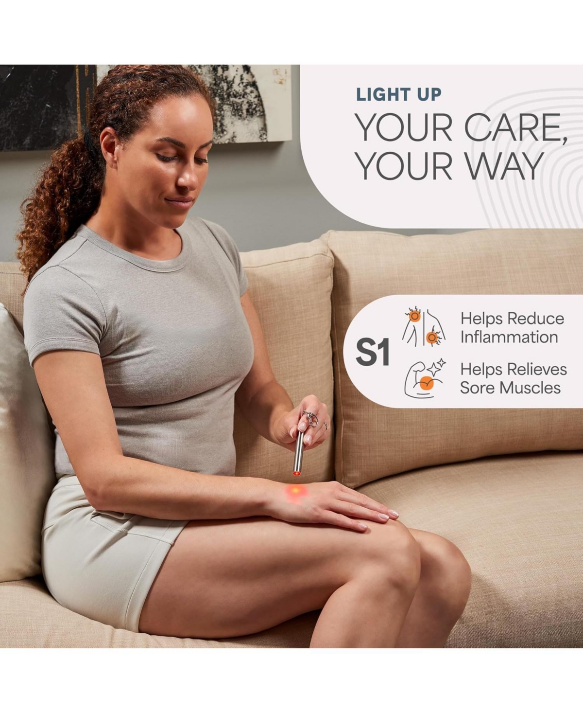 Lifepro Infrared & Red Light Therapy Device – Portable Near Infrared Light for Joint & Muscle Pain Relief – Compact Design for Body & Fa