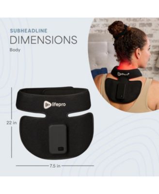 Compact Red Light Therapy Device for Neck - Rechargeable & Portable Near Infrared Therapy with Multiple Settings