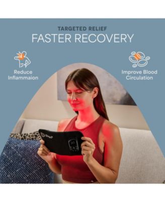 Micro Red Light Therapy Belt with Vibration NIR & Red Light Therapy for Pain Relief, Recovery, and Performance Enhancement
