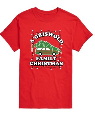 Men's Vacation Griswold Family Christmas Tree Graphic T-Shirt