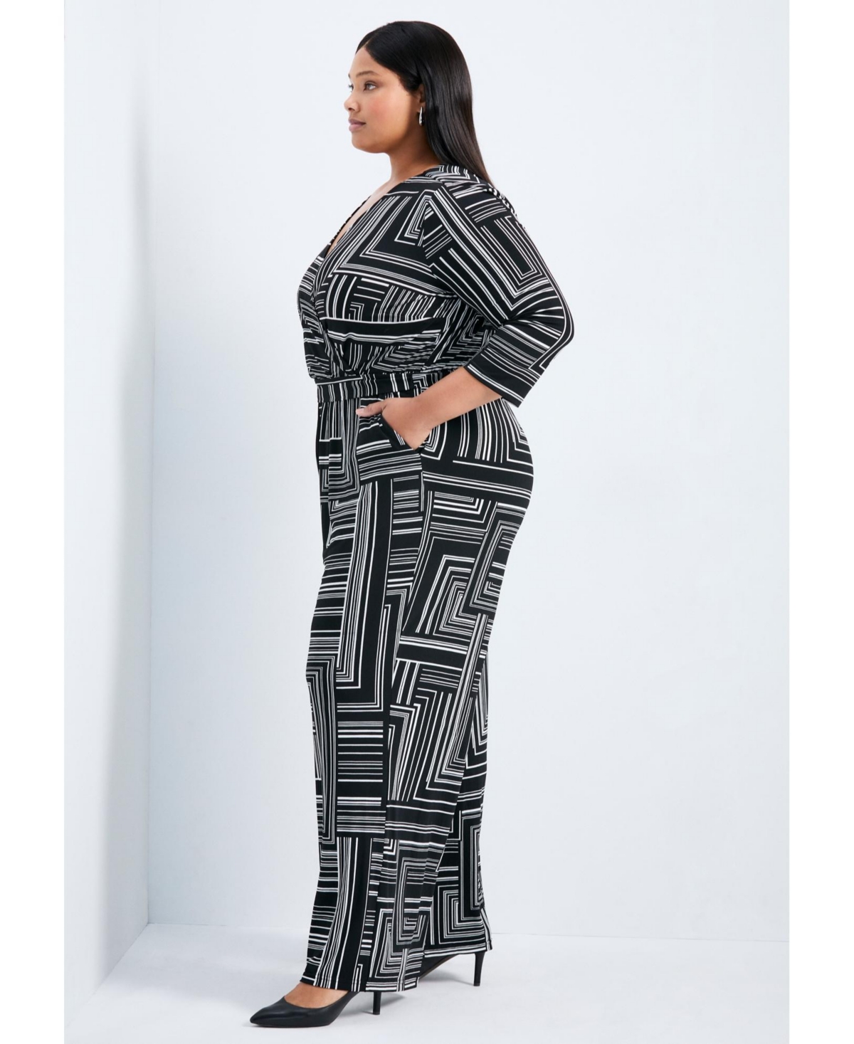 Avenue Women's Mara Wrap Front Jumpsuit