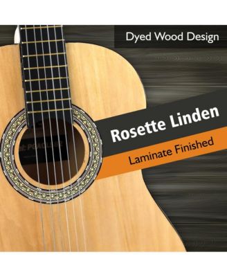 36" 3/4 Scale Classic Guitar Kit with Digital Tuner & Accessories - PGACLS82