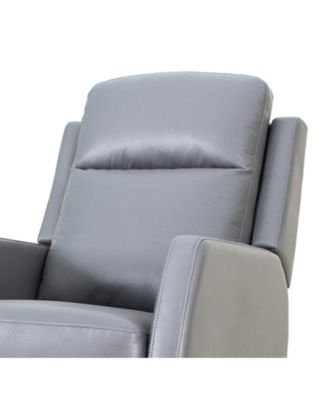Donat Faux Leather Swivel Recliner