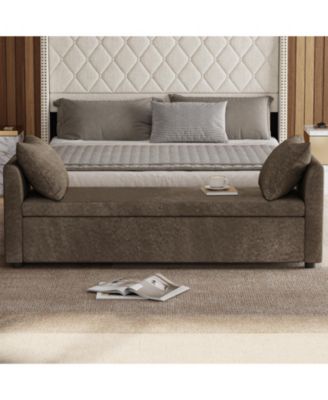 Rosana Transitional 59.4" Wide Storage Bench