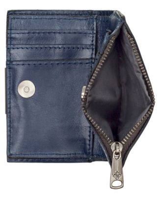 Busalla Leather Bifold Zipper Wallet