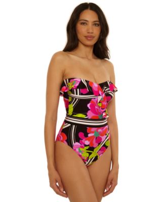 Women's Bougainvillea Ruffle Detail One-Piece Swimsuit