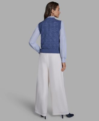 Women's Crewneck Sleeveless Sweater