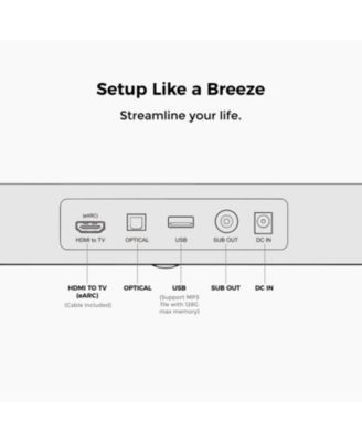 Skywave F40 Boom 5.1.2ch Sound Bar with Dolby Atmos, Surround Sound System for TV with 2 Surround Speakers, 460W