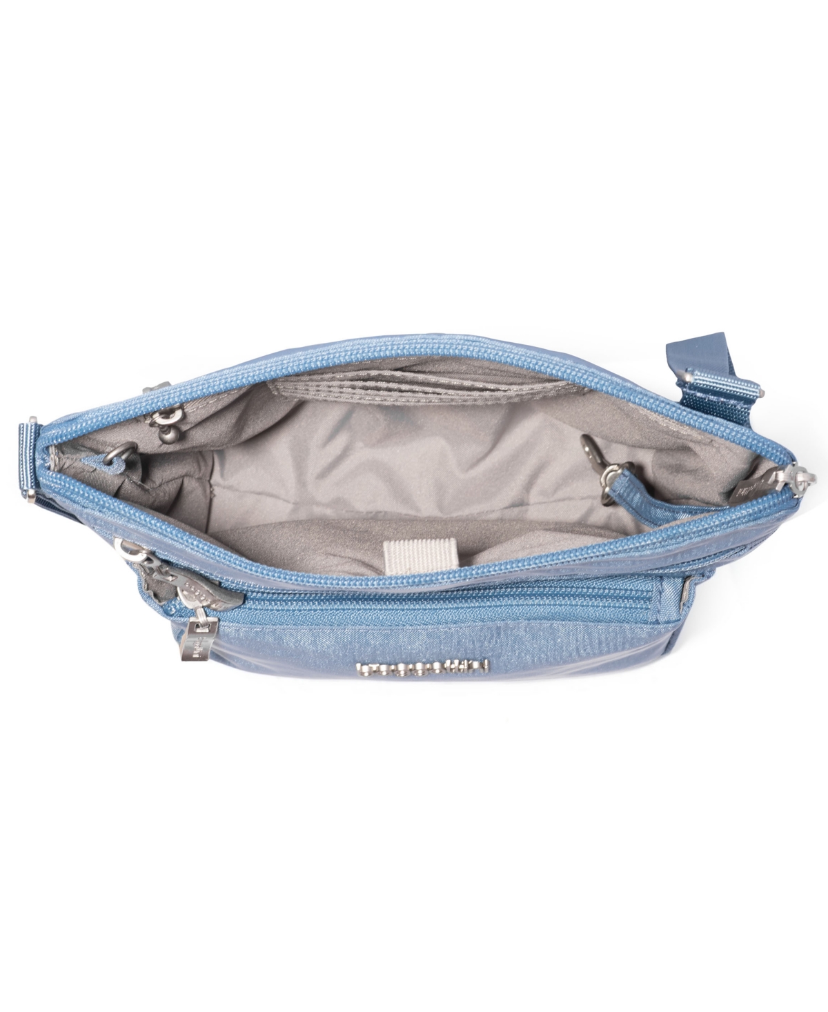Baggallini Go Bagg Crossbody Bag With Rfid Wristlet In Blue