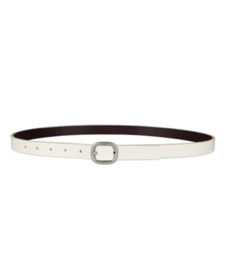 Women's 2-Pack Perforated and Reversible Skinny Casual Belt Set