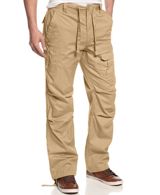 Sean John Men's Pleat Pocket Flight Cargo Pants, Created for Macy's ...