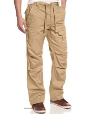 image of Sean John Men-s Pleat Pocket Flight Cargo Pants, Created for Macy-s