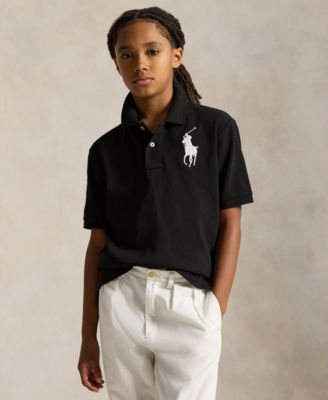 トップス Polo Ralph Lauren Big Pony black NWT - POLO RALPH LAUREN Mens Big Pony Custom Slim Fit Polo Shirt