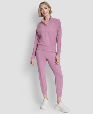 Women's Space Dye Half-Zip Top