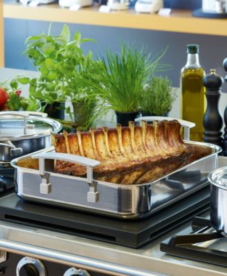 Industry 5 Stainless Steel 15.75" Roasting Pan