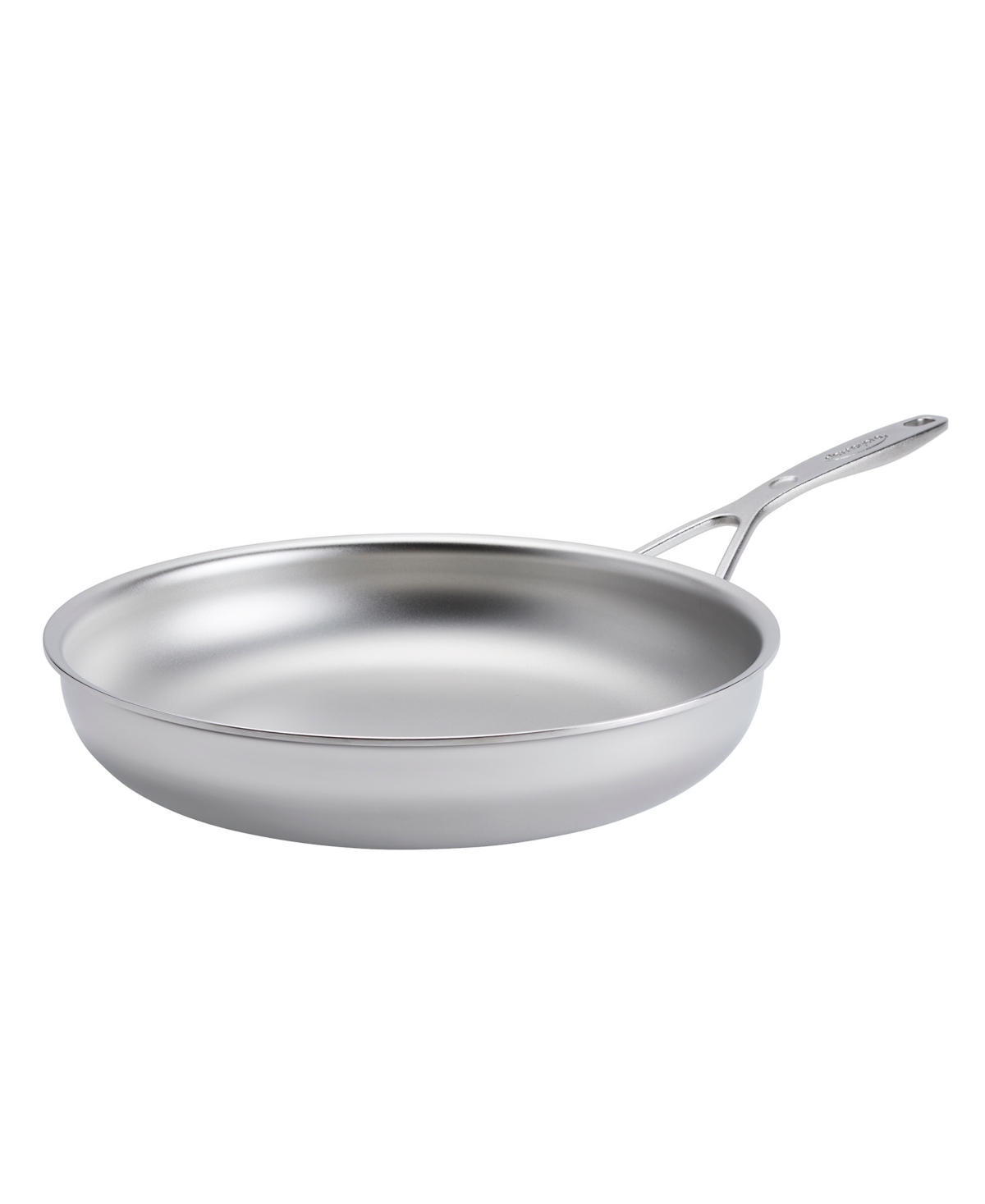 Demeyere Industry Nanotouch 5 Stainless Steel 11" Fry Pan In Metallic