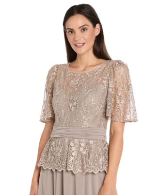 Women's Square Neck Short Sleeve Dress