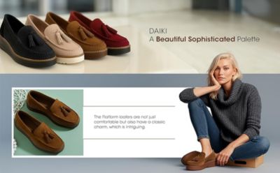 Womens Daiki Platform Lug Sole Tassel Loafers