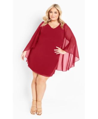 Women's Plus Size Nina Cape Dress