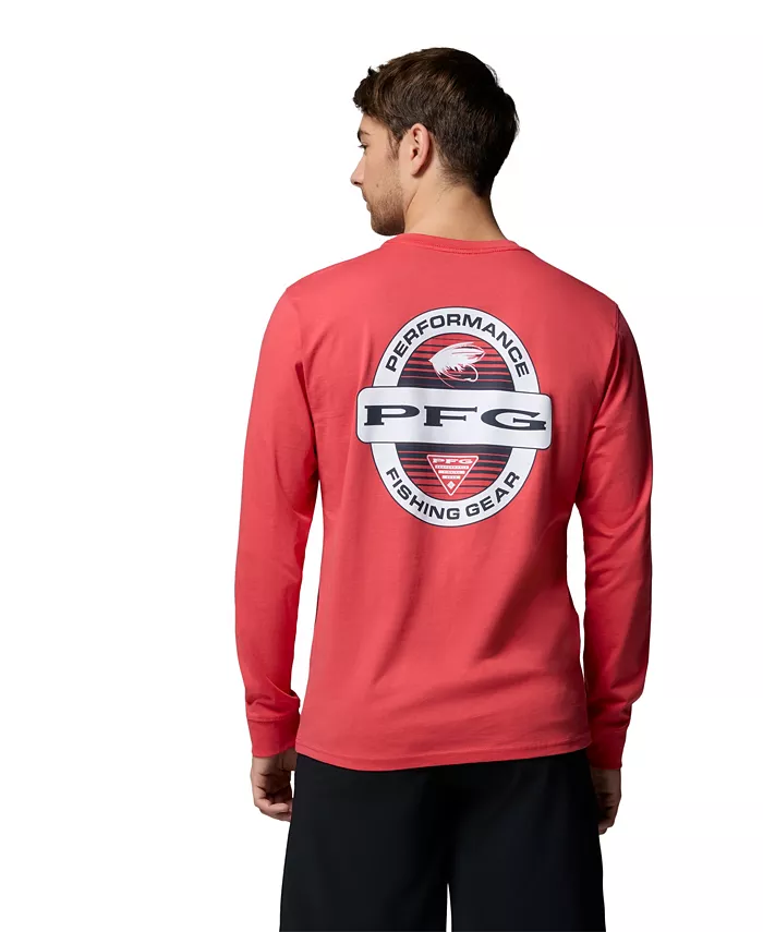 Men's PFG Yeager Graphic Long-Sleeve T-Shirt
