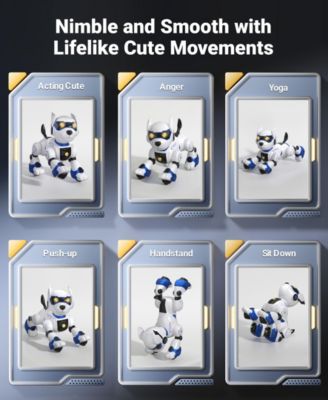 Smart Interactive Robot Dog Toy for Kids with Remote Control, Voice and Touch Features