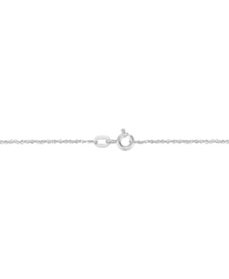 Lab Grown Diamond Pendant Necklace (1 ct. t.w.) in Sterling Silver