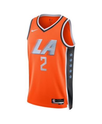 Men's and Women's Kawhi Leonard Orange La Clippers 2025/26 City Edition Swingman Jersey