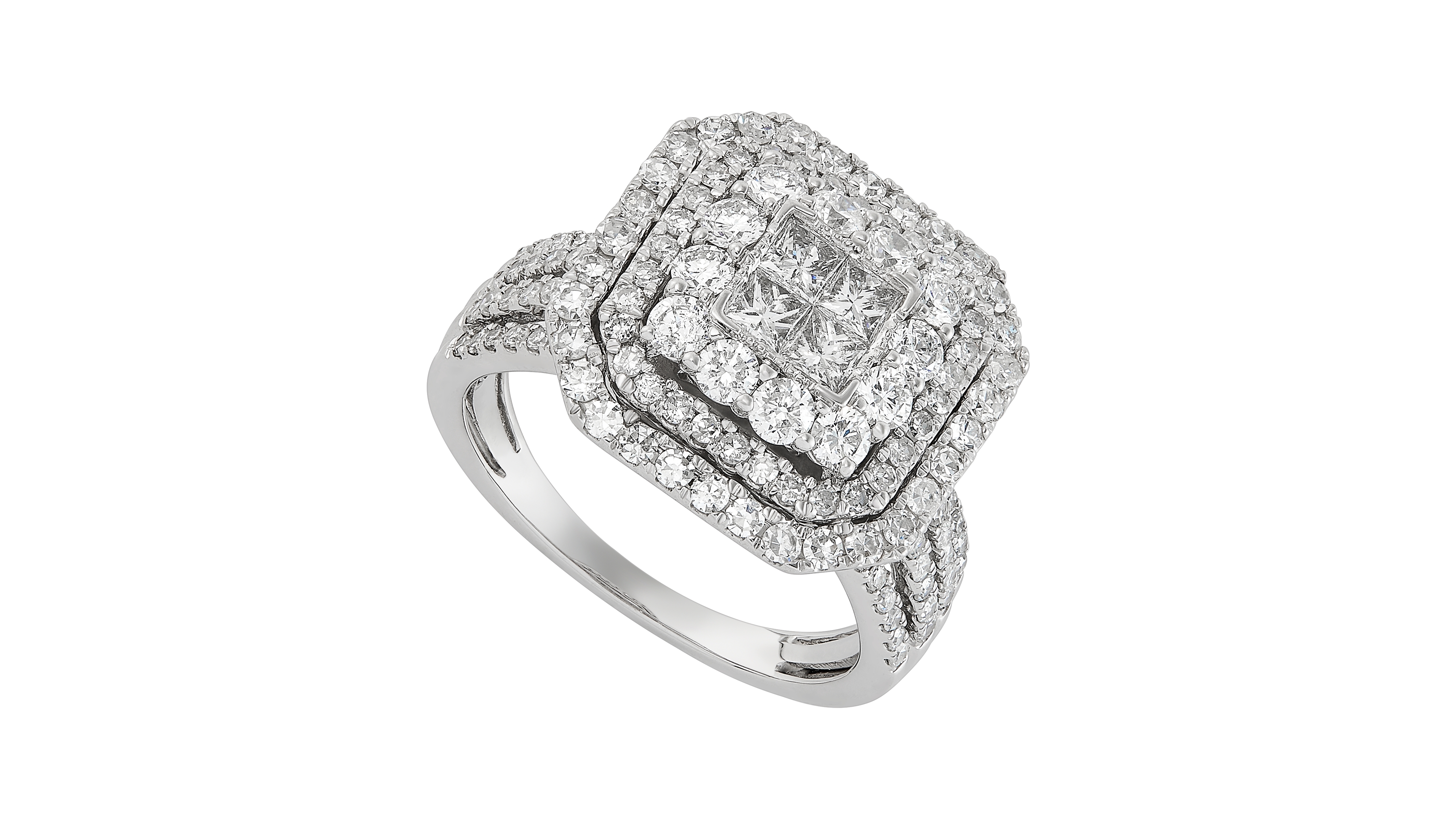 Macy's Diamond Ring (2 ct. t.w.) in 10k White Gold
