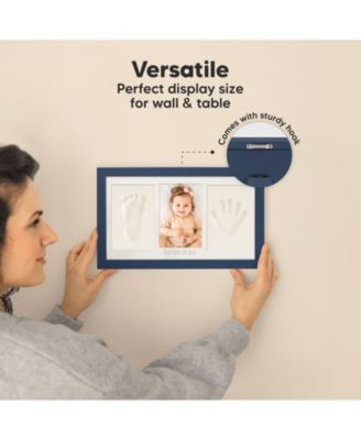 Duo Baby Hand and Footprint Kit, Baby Handprint Kit, Newborn Photo Frame, Baby Keepsake for New Mom