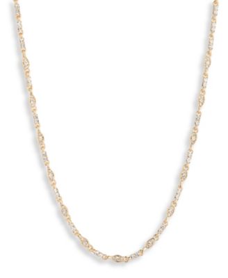 Glass Crystal Silver-Tone Collar Necklace (also in Gold-Tone and Rose Gold-Tone)