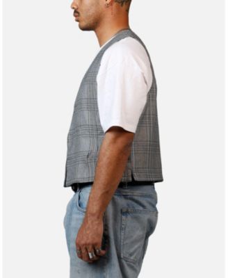 Men's Played Suit Vest