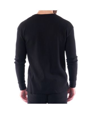 Men's Thermal Long Sleeve Top Waffle Knit Shirt Base Layer Underwear
