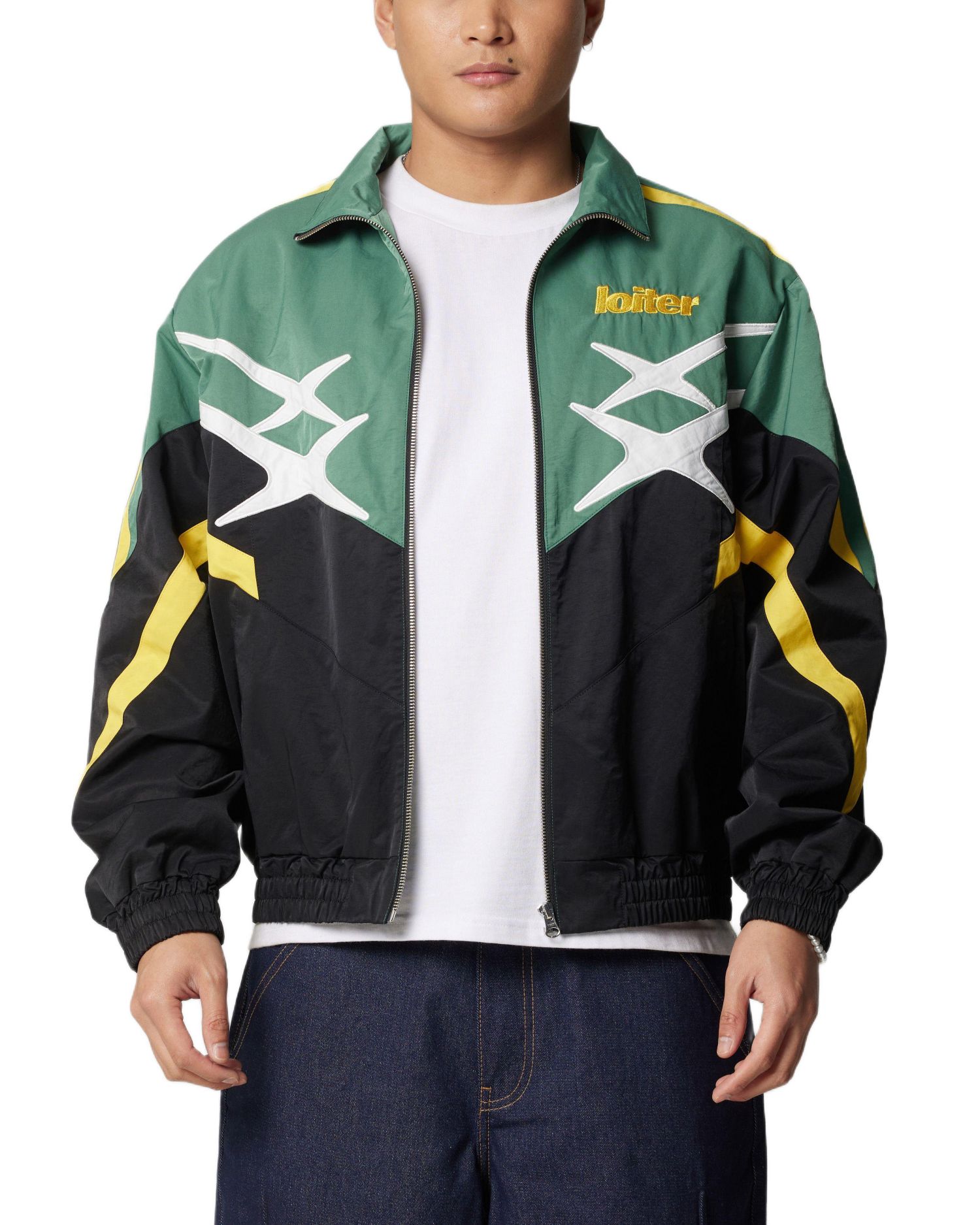 Men's Hybrid Track Jacket.