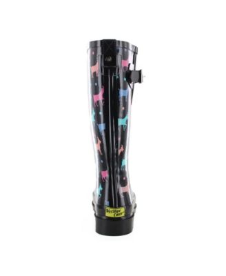 Women's Dotty Goats Tall Rain Boot