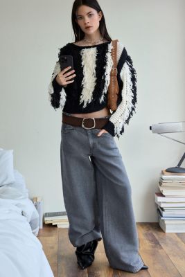 Women's Frayed sweater