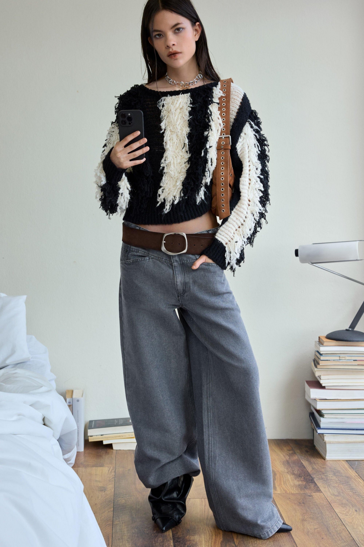 Desigual Women's Frayed sweater