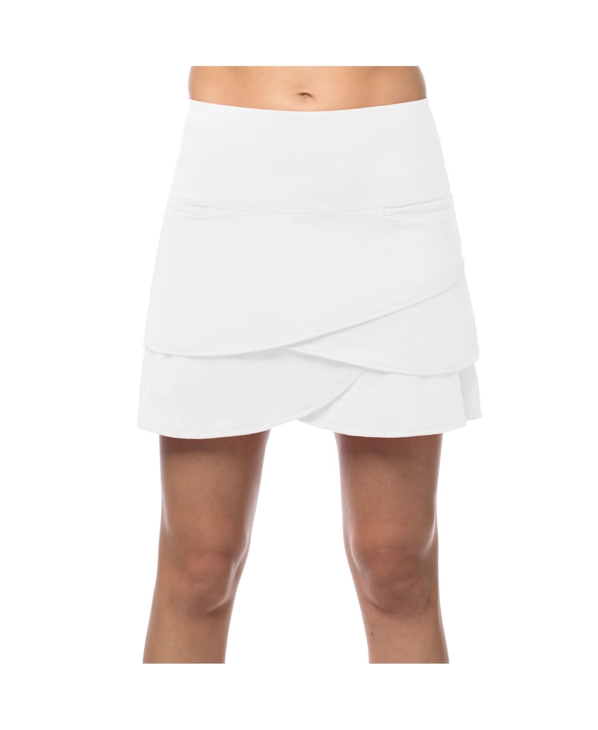 Lucky In Love Women's Scallop 15.75in Golf Skort