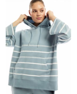 Women's June + Vie Bell-Sleeve French Terry Sweatshirt